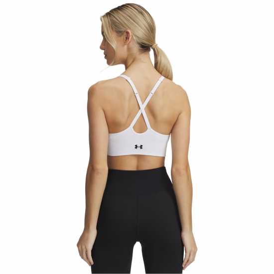 Under Armour Armour Vanish Seamless Low Bra Impact Sports Womens Бяло Спортни сутиени