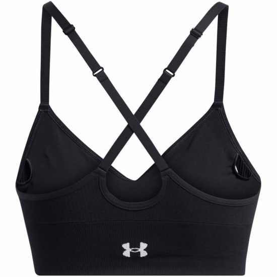Under Armour Armour Vanish Seamless Low Bra Impact Sports Womens Черно Спортни сутиени
