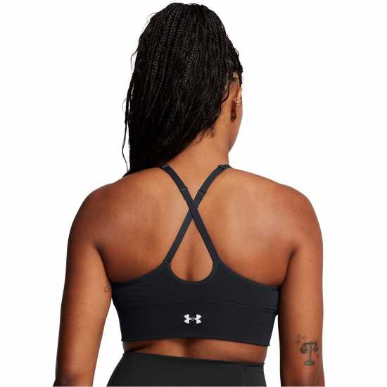 Under Armour Armour Vanish Seamless Low Bra Impact Sports Womens Черно Спортни сутиени