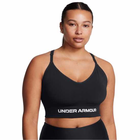 Under Armour Armour Vanish Seamless Low Bra Impact Sports Womens Черно Спортни сутиени
