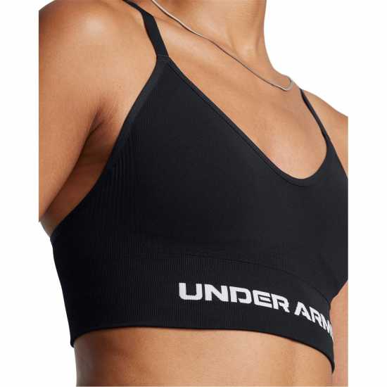 Under Armour Armour Vanish Seamless Low Bra Impact Sports Womens Черно Спортни сутиени