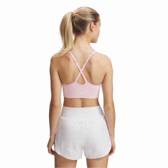 Under Armour Armour Vanish Seamless Low Bra Impact Sports Womens Прим Розово Спортни сутиени