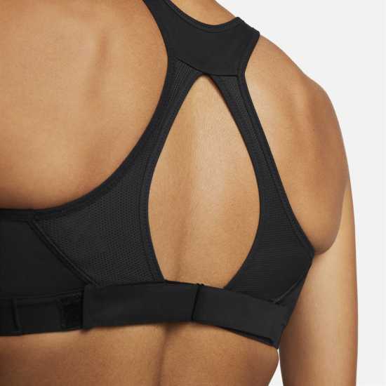 Nike Swoosh Fly High-Support Non-Padded Mesh-Back Sports Bra Nike Swoosh Fly High-Support Non-Padded Mesh-Back Sports Bra