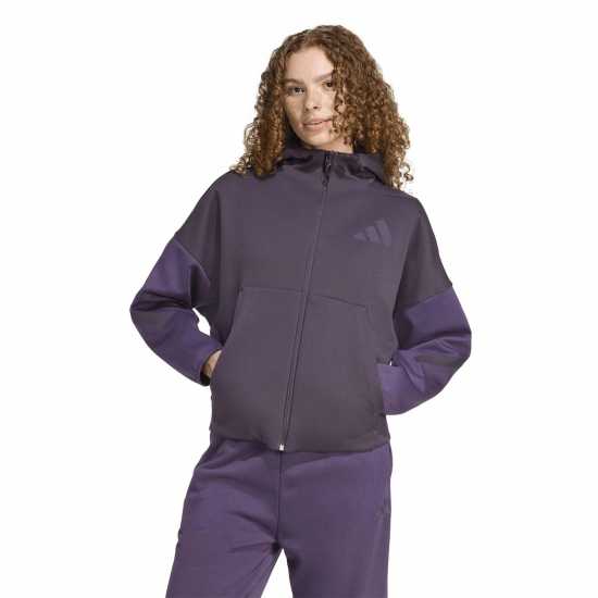 Дамски суичъри и блузи с качулки Adidas W Z.n.e. Fz C Ld99 Adidas W Z.n.e. Fz C Ld99 Дамски суичъри и блузи с качулки