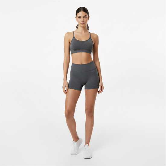 Usa Pro Дамски Шорти Usap Seamless 3 Inch Shorts Womens Charcoal 