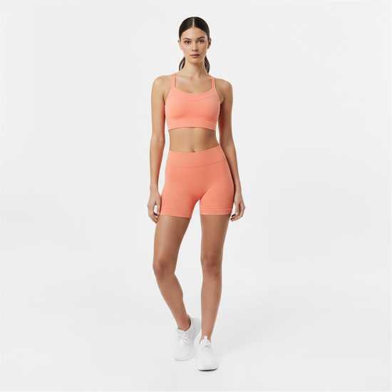 USA Pro USAP Seamless 3 Inch Shorts Womens Корал 