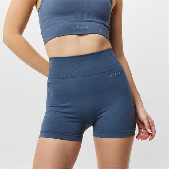 Usa Pro Дамски Шорти Seamless 3 Inch Shorts Womens Буря Дамски клинове за фитнес