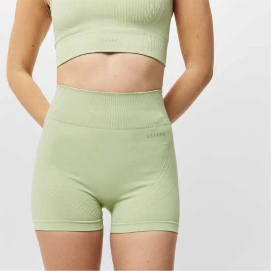Дамски клинове за фитнес Usa Pro Дамски Шорти Seamless 3 Inch Shorts Womens Писташка Usa Pro Дамски Шорти Seamless 3 Inch Shorts Womens Писташка Дамски клинове за фитнес