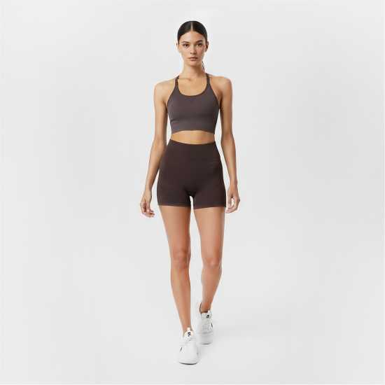 Usa Pro Дамски Шорти Usap Seamless 3 Inch Shorts Womens Espresso 