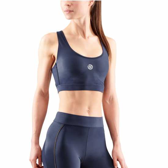 Skins Sr3 Active Bra Ld99 Морска синьо Спортни сутиени