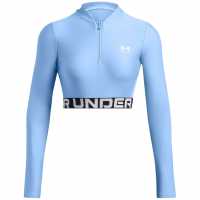 Under Armour Heatgear Long-Sleeve Performance Gym Top Синьо 
