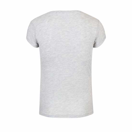 Babolat Women's Short-Sleeve Performance Gym Top Висока сива меланж 