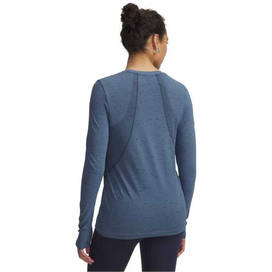 Дамски пуловери Under Armour Armour Vanish Seamless Loose Ls Sweatshirt Womens Blue Smoke Under Armour Armour Vanish Seamless Loose Ls Sweatshirt Womens Blue Smoke Дамски пуловери
