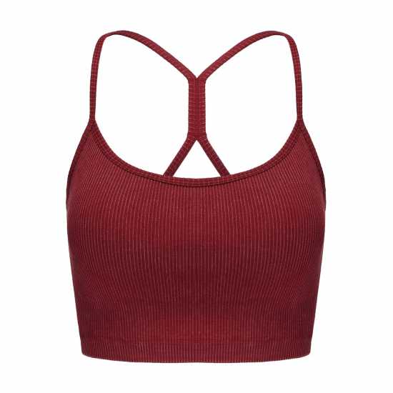 Slazenger Bra Tank Womens Тибетско/Шоколадово Спортни сутиени