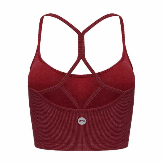 Slazenger Bra Tank Womens Тибетско/Шоколадово Спортни сутиени