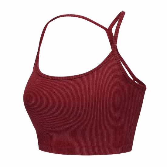 Slazenger Bra Tank Womens Тибетско/Шоколадово Спортни сутиени