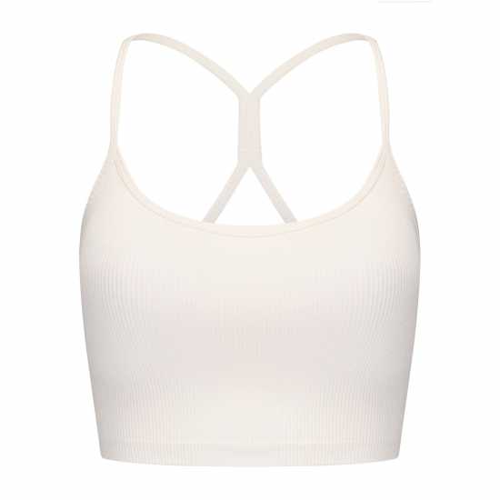 Slazenger Bra Tank Womens Зелено/Захар Спортни сутиени