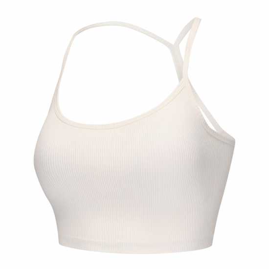 Slazenger Bra Tank Womens Зелено/Захар Спортни сутиени