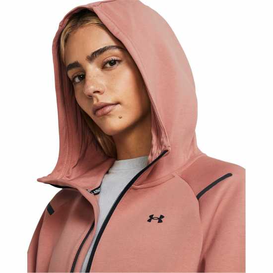 Under Armour Women's Unst Fleece Full Zip Hoodie Pink 