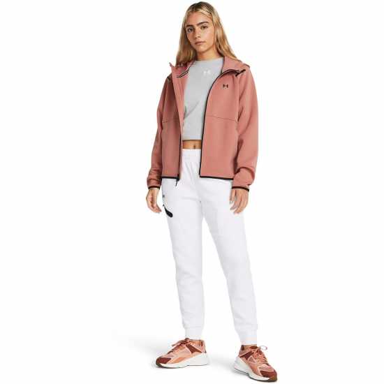 Under Armour Women's Unst Fleece Full Zip Hoodie Pink 