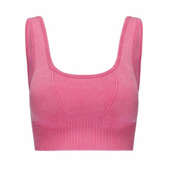 Slazenger Square Neck Bra Womens Малина/Захар Спортни сутиени