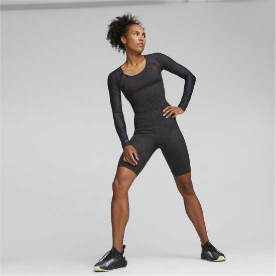 Puma Горнище С Дълъг Ръкав Tight Long Sleeve Top Womens Черно Пума 
