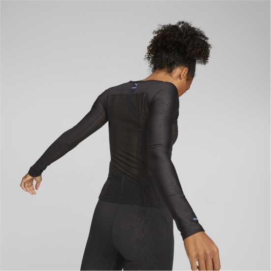 Puma Горнище С Дълъг Ръкав Tight Long Sleeve Top Womens Черно Пума 