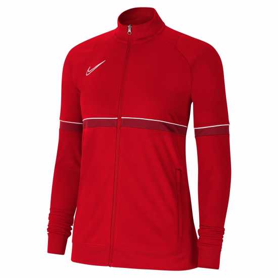 Nike Спортно Горнище Academy Track Jacket Ladies Red/Wht/Gym Rd Дамски суичъри и блузи с качулки