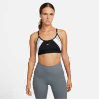 Nike Dri-FIT Indy Women's Light-Support 2-Piece Pad Logo Sports Bra Blck/White/Iron Спортни сутиени