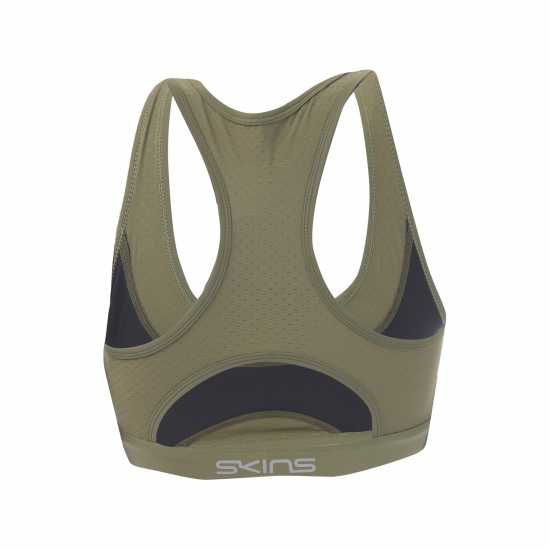 Skins Sr3 Elite Bra Ld99 Хаки Спортни сутиени