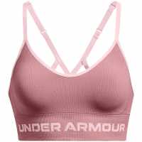Under Armour Long Rib Bra Ld99 Pink Спортни сутиени