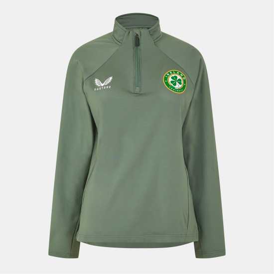 Castore Ireland Quarter Zip Drill Top 2023 Womens  Дамски горнища с цип