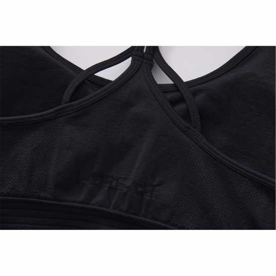 La Gear Seamless Bra Womens Black La Gear Seamless Bra Womens Black