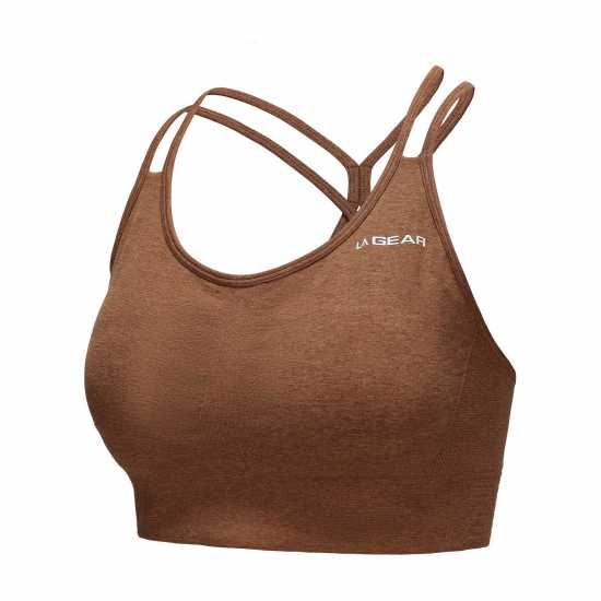 La Gear Seamless Bra Womens Mocha Marl 