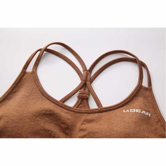 La Gear Seamless Bra Womens Mocha Marl 