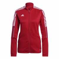 Adidas Спортно Горнище Tiro21 Track Jacket Womens Team Power Red Дамски суичъри и блузи с качулки