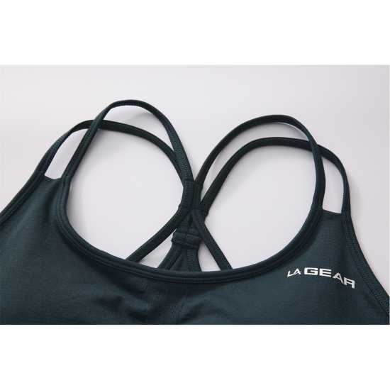 La Gear Seamless Bra Womens Forest Green 