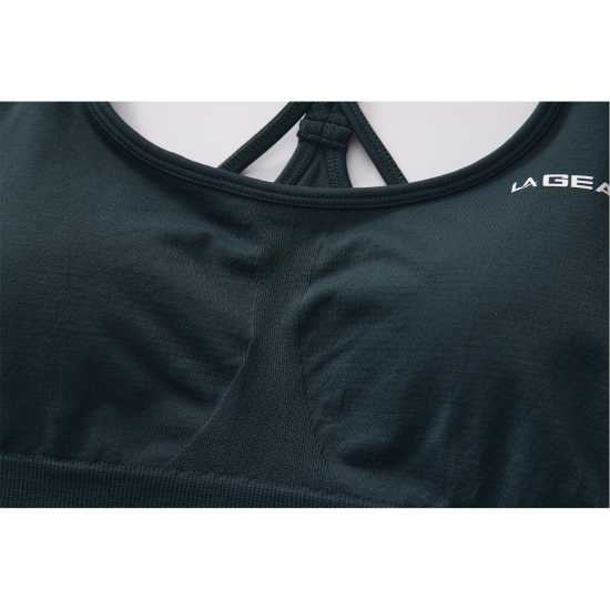 La Gear Seamless Bra Womens Forest Green 