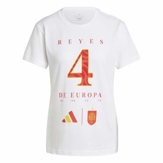Adidas Spain Euro Winners T-Shirt Womens Adidas Spain Euro Winners T-Shirt Womens