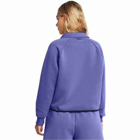 Under Armour Women's Unstop Rugby Cropped Crew Sweatshirt Purple Under Armour Women's Unstop Rugby Cropped Crew Sweatshirt Purple