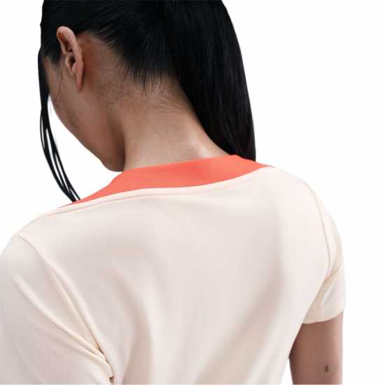 Nike Strike Shirt Womens Бежово/Оранжево Nike Strike Shirt Womens Бежово/Оранжево