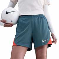 Футболни тренировъчни долнища Nike Дамски Шорти Strike Shorts Womens Blue/Orange Nike Дамски Шорти Strike Shorts Womens Blue/Orange Футболни тренировъчни долнища