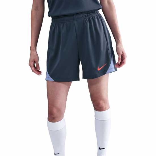 Nike Дамски Шорти Strike Shorts Womens Blue/Grey Футболни тренировъчни долнища