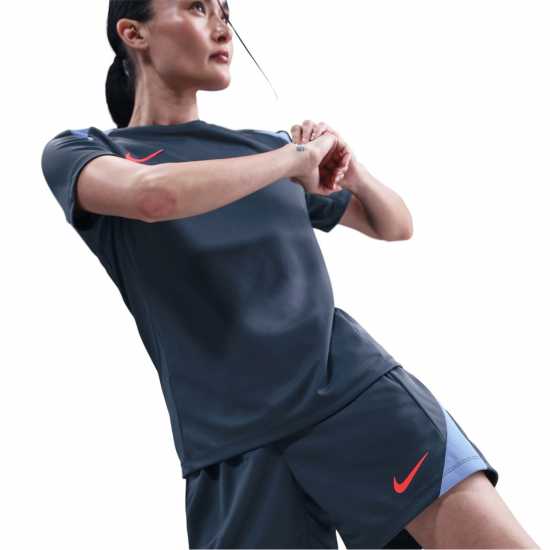 Nike Дамски Шорти Strike Shorts Womens Blue/Grey Футболни тренировъчни долнища
