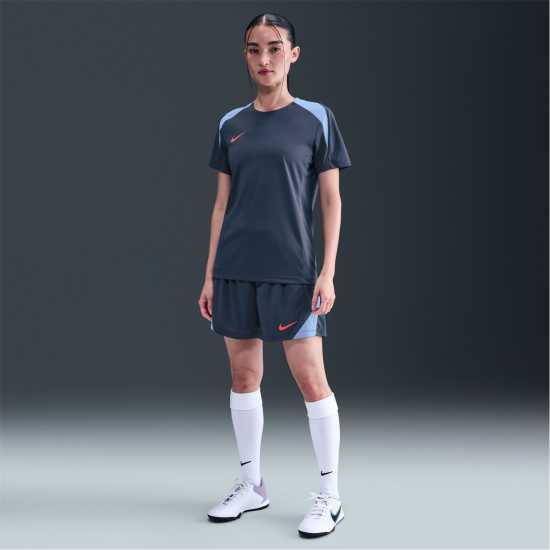 Nike Дамски Шорти Strike Shorts Womens Blue/Grey Футболни тренировъчни долнища