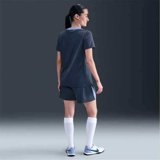 Nike Дамски Шорти Strike Shorts Womens Blue/Grey Футболни тренировъчни долнища