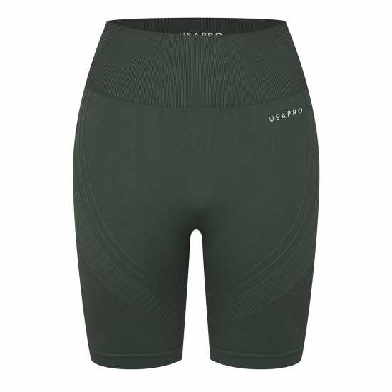Usa Pro Longline Cycling Shorts Хаки Дамски клинове за фитнес