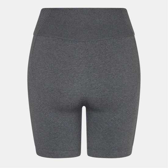 Usa Pro Дамски Шорти Seamless Longline Cycling Shorts Womens Charcoal 