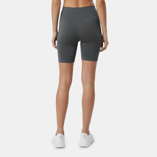 Usa Pro Дамски Шорти Seamless Longline Cycling Shorts Womens Charcoal 
