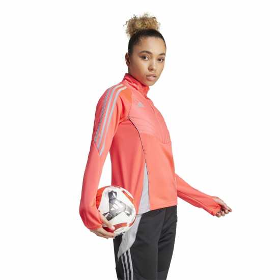 Adidas Tiro24 Wintopw Tracksuit Top Womens Shock Red Футболни екипи за бягане